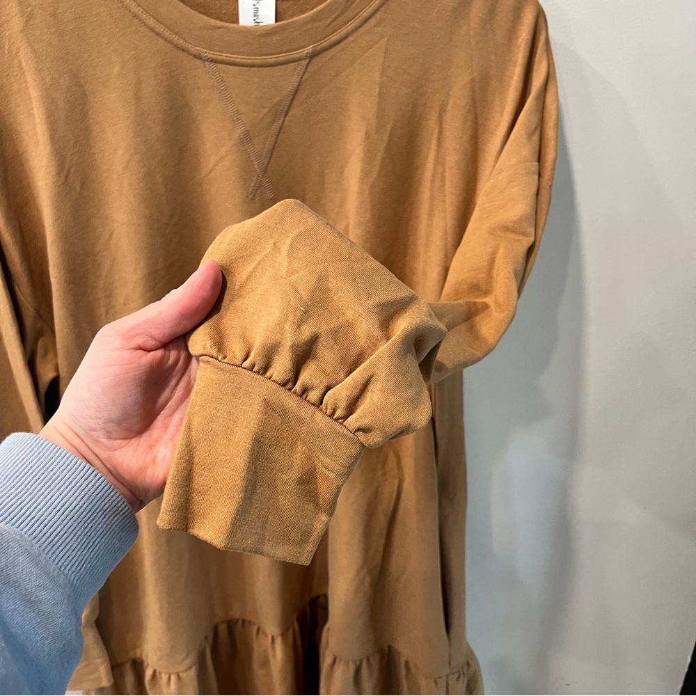 Smash + Tess Jillian Harris Essentials Sweat Dress Brown size small - Picture 5 of 8